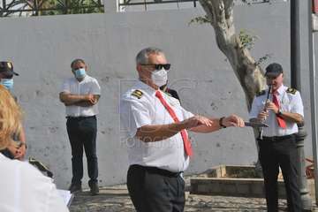 Homenaje de la Banda Municipal de Música a la Policía Local y Policía Nacional  (Foto Francisco Javier Santana)